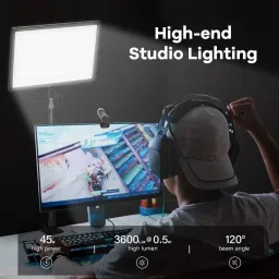 DawnRays 11 inch LED Camera Light with 7ft Tripod Stand & Remote for Studio Photography Flash image 4
