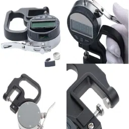 divinext Digital Micrometer Micron Thickness Meter Depth Tester With Data Output Snap Gauge image 4