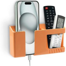 WALLVIEW TECH Multifunctional Wall Mounted Mobile Holder with Remote Control Storage Mobile Holder-image-75