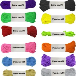 50ft 550 Paracord Parachute Survival Cord G4(Pack of 12) Multicolor-42
