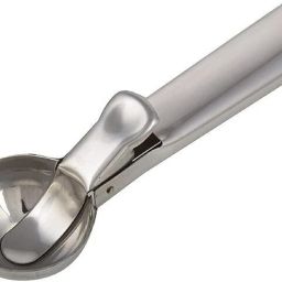 Stainless Steel Scooper for Ice Cream, Trigger Release (Silver) Stainless Steel Ice-cream Spoon, Cream Spoon-23