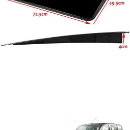 Glossy Black Universal Car Top Sunroof Sun Roof DIY Decoration 180 Matte, Glossy Nissan Evalia Front Garnish-image-90