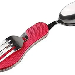 3 in 1 Foldable Multi-Function Stainless Steel Pocket Fork Spoon Multi-Utility Knife Stainless Steel Table Spoon-12