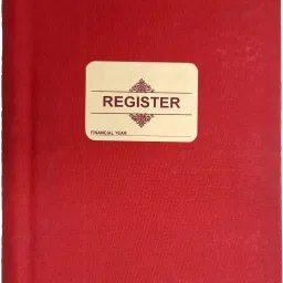 lrs Ruled Register Cloth Bound 0-Part Ruled Register image 2