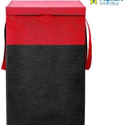 70 L Red, Black Laundry Basket-image-21