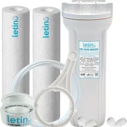 Pre Filter Housing External Set kit 12" for Ro Water Purifiers with Spun Filters Solid Filter Cartridge-image-6
