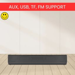 Clairbell Music Bar (PORTABLE HOME THETER SOUNDBAR)With Stereo Sound & 1200mAh BatteryM258 20 W Bluetooth Soundbar-image-72