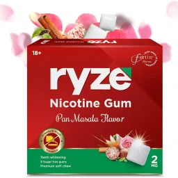 Nicotine Gums 2mg (Paan Masala) - Combo Pack of 3 x 9 Gum Blister Smoking Cessations-24