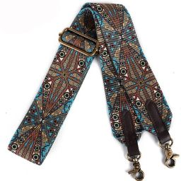 LQZ Purse Strap Replacement Crossbody Bag Strap Adjustable Canvas Straps for Handbag Strap-12