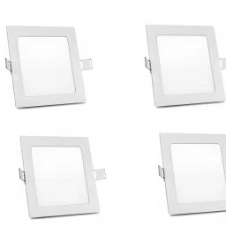 18 Watt Ultra Slim White Led Super Bright Panel Light Square Shape Conceal POP Light (Pack of 04) Recessed Ceiling Lamp-13