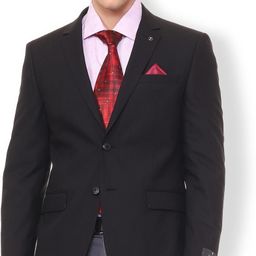 van heusen Men Solid Single Breasted Casual Blazer-picture-28