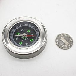 SYGA Multi-Function Metal Compass with Luminous Pocket Watch image 5
