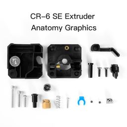 wol 3d Creality CR-6 SE Extruder, Inventive Design, Effortless Filament Feed image 2