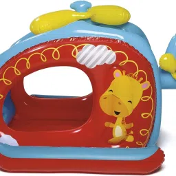 Helicopter Ball Pit HELICOPTER 25 BALL PIT For Kids With Free Pump Age o 6 Years Inflatable Hoppers & Bouncer-12