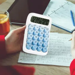 01250 Blue Gradient Desktop Calculator With Big Buttons, Aesthetic for Office, Home BasicCalculator-2