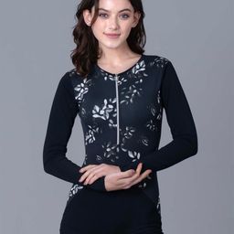 Keepfit Floral Printed Long Sleeves Swim Legsuit-image-84