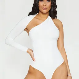 LULU & SKY One Shoulder Slim-Fit Bodysuit-picture-19