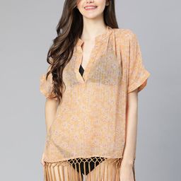 Oxolloxo Women Floral Printed Beachwear Cover-Up Dress-image-48