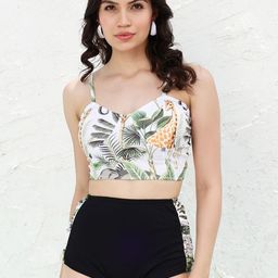 Athena Printed Padded Swim Set-image-80