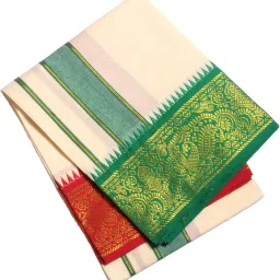 Hornbill Enterprises Single Dhoti-2.00 meter / Lungi / Mundus Solid Men Dhoti-image-7