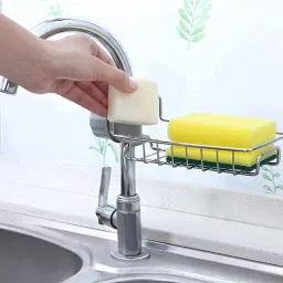 Kitchen steel sink faucet spong Stainless Steel Kitchen Trolley-14