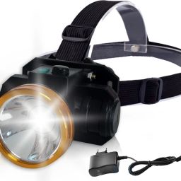Laser 35Watt Rechargeable Head Torch with Lithium-ion Battery for Farmers, Fishing, Camping, Hiking, Cycling, Running 8 hrs Lantern Emergency Light-8