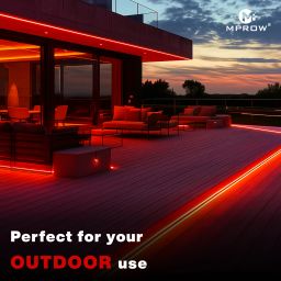 mprow 600 LEDs 5 m Red Steady String Rice Lights image 5
