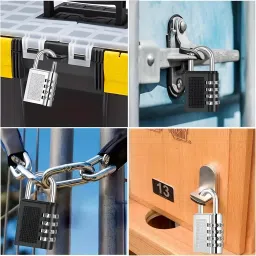 TYAG 4 Digit Code Combination Small Lock Outdoor Waterproof Padlock Combination Lock t Mechanical Combination Locking System image 3