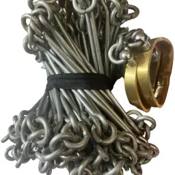 Survey Chain Zareeb Patwari Survey Chain With Heavy Brass Handle 20 Meter Height Gauge-24