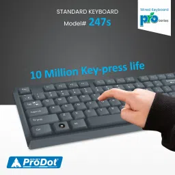 PRODOT Set of 3 High-Performance Keyboard And Mouse Combo With USB Hub Combo Set image 2