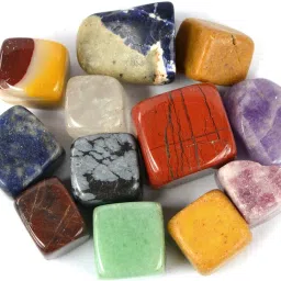 100% Natural Mix Tumble Superior HGCrystal Tumble Stone 50gm Polished Asymmetrical Crystal Stone-image-69