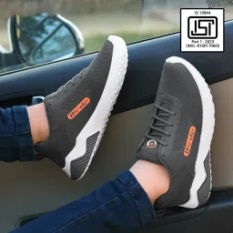 Stylish Comfortable Lightweight, Breathable Black Running shoes Walking Shoes For Men-picture-20