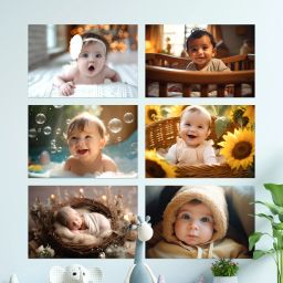 Baby Wall Posters for Nursery & Pregnant Women | Set of 6 HD Posters | Pregnancy & Maternity Posters Fine Art Print-image-4
