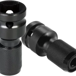 2Pcs 1/2-Inch Square Drive to 1/4-Inch Hex Female Socket Adapter Converter Chuck Adaptor for Impact and Ratchet Wrenches-47