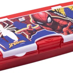 Champion Pencil Box with White Board Spiderman Art Plastic Pencil Box-image-68