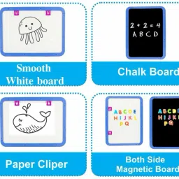jayaansh traders 8 in1 Magnetic Writing Eazel Board For Educational Learning Activities .. image 3