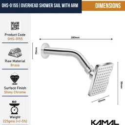 kamal Sail with Arm Fixed Mount image 4