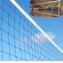 Portable vollyball nylon net black Volleyball Net-image-15