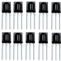 TSOP-1738 IR Sensor 38Khz IR Infrared Receiver Pack of 10 Electronic Components Electronic Hobby Kit-image-3