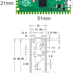 mag bee Raspberry Pi Pico with Header Pin Soldered Raspberry Pi Pico Electronic Components Electronic Hobby Kit image 5