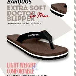 Doctor Slipper for Men Ortho Care Orthopedic Diabetic Comfort Soft House Men Flip Flops-picture-11