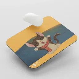 rssh creation Cute Mouse, Anti - Slip Base, High Durability Mouse Pad Mousepad image 3