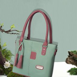 Women Green Shoulder Bag-image-100