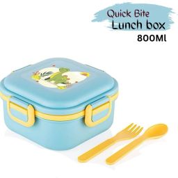 Quick Bite Lunch Box for Kids, BPA Free Lunch Box for School, Office and Collage 1 Containers Lunch Box-image-81