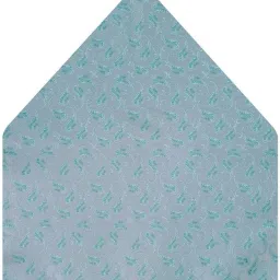 tiekart Floral Print Cotton Blend Pocket Square-image-1