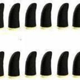Mobile Phone Gaming Controller Anti-Sweat Breathable Yellow color (14 Pair) Finger Sleeve-image-15