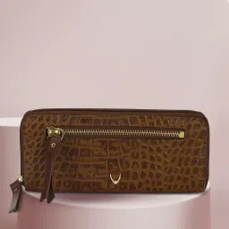 Women Tan Genuine Leather Wallet - Regular Size-image-88