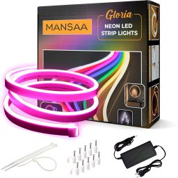 50 LEDs 5 m Pink Steady Strip Rice Lights-3