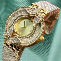Analog Watch - For Girls BUTTERFLY GOLDEN 011-picture-38