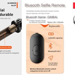 subton Gimbal Tripod Antishake Mobile Stabilizer for Horizontal/Vertical VideoRecording Single Gimbal for Mobile, Camera image 3